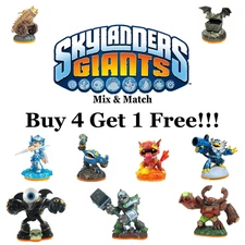 Skylanders Giants Figures - Buy 4 Get 1 Free - Flat $6 Shipping