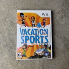 Vacation Sports Nintendo Wii 2009 CIB Manual Case Disc Read Tested Ubisoft