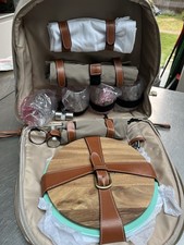 FORTNUM and MASON F&M Picnic Hamper for 4 Rucksack Backpack BNWT New and RARE