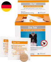Alfavet Dia Tab 20 X 5,5 G – DiäT-ErgäNzungsfuttermittel FüR Hunde & Katzen – Mi