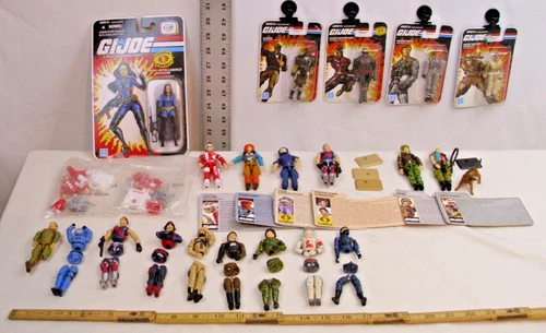 HASBRO GI JOE 3 3/4" 1980s ACTION FIGURES 20 PIECE MIXED LOT