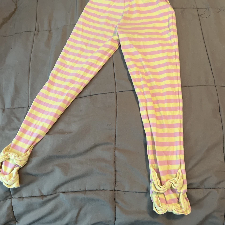 Pantalones elásticos a rayas para niñas Matilda Jane con parte inferior talla 6 Foto 4 de 4