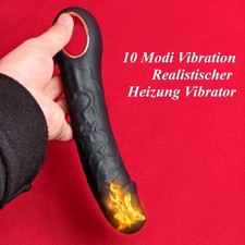 Heizung Dildo Vibratoren für Frauen Realistischer G-Punkt Klitoris Sex Spielzeug
