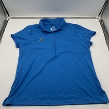 Walmart Employee Work Polo Shirt Women's Large Embroidered Logo Uniform