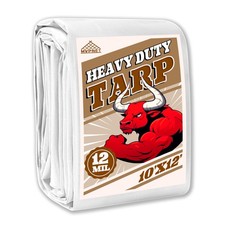 Tarp 10x12 ft Heavy Duty 12mil 100 Waterproof High Durability Multipurpose,Uv...