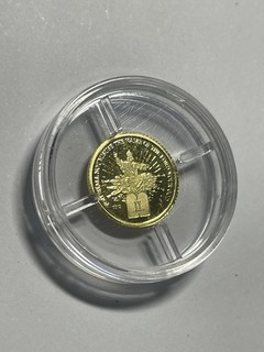 Camerún 1500 Francos CFA 2012 Moneda de Oro 585 Oro Minigold Moneda PP con Certificado