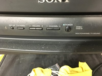 Sony Trinitron 27 inch KV-27S10 Color CRT TV Tested No Remote