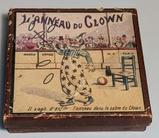 Ancien jeu casse-tête L'anneau du clown  MD PARIS  vers 1984 art forain cirque