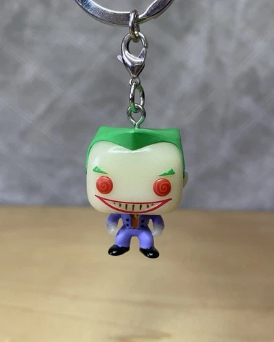 Funko Pop! Glow-in-the-Dark Joker Pocket Keychain (Unboxed)
