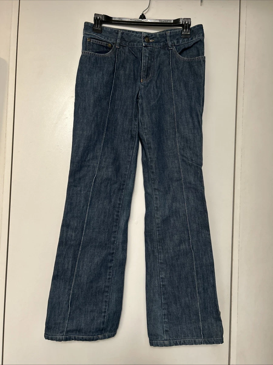 Jeans Alexander McQueen Vintage SS1999 - Brodé - Taille XS Bleu | Pièce Collector