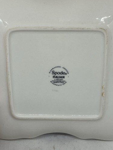 Spode Blue Italian 7.75” Devonia Tray EUC - Picture 11 of 16