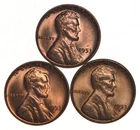 Choice Unc 1953 P+D+S Lincoln Wheat Cent Gem BU Collection Lot Set *5910
