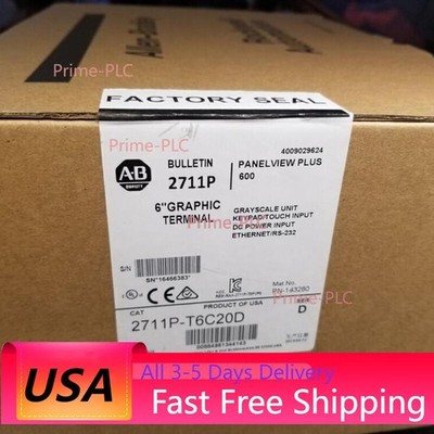 Allen-Bradley 2711P-T6C20D PanelView Plus 600  2711P-T6C20D  Sealed US Free Tax