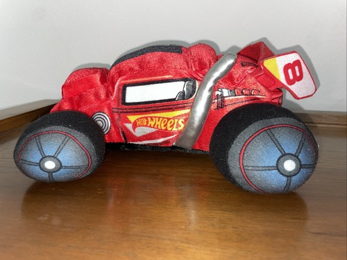 Hot Wheels Cuscino Auto 14” Rosso Hot Letto Auto Decorativo Peluche Mattel 2018 - Foto 4 di 7