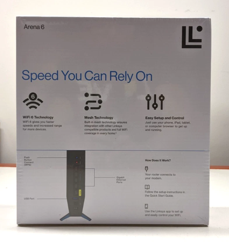 LINKSYS E7350 Wireless Router DUAL-BAND WiFi 6 - Image 2 of 3