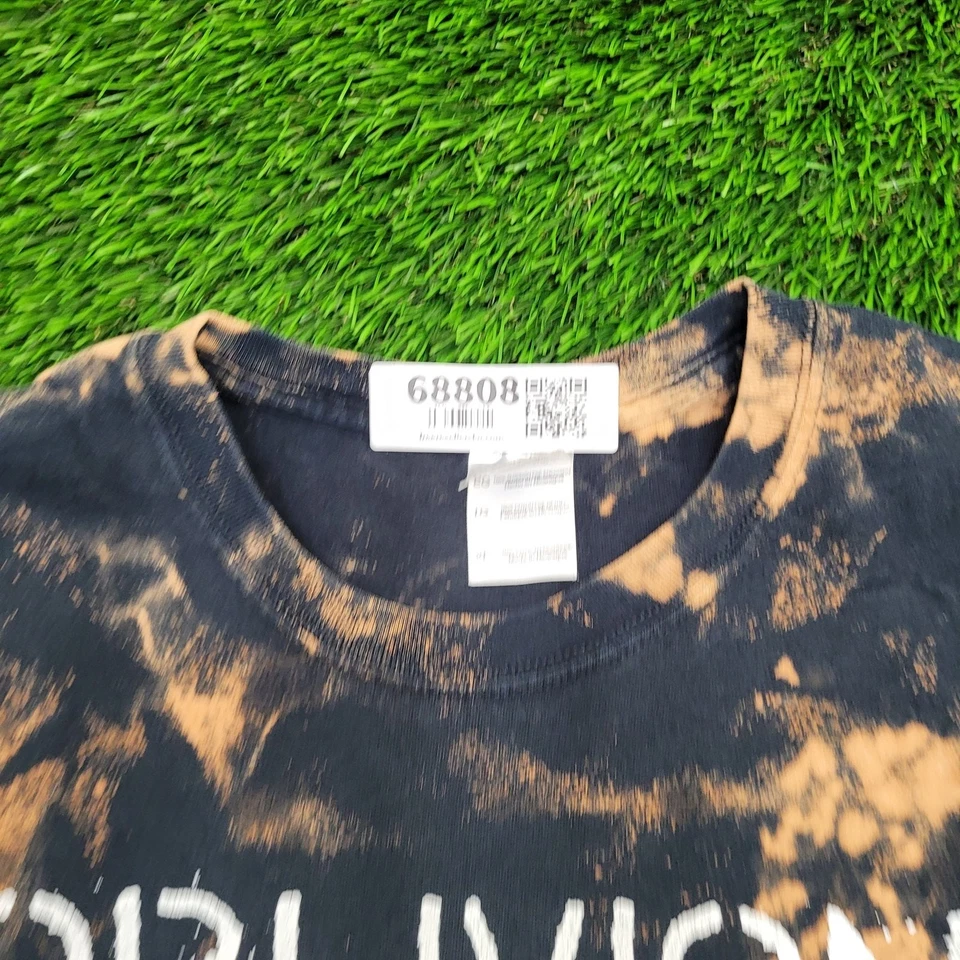 Camisa Oblivion Tacoma Verano-In-Hell XL 23x28 Blanqueador Tie-Dye Llamas de Fuego Algodón Foto 2 de 4