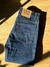 1984 deadstock orange tab Levi 517s 32/34 dark wash denim