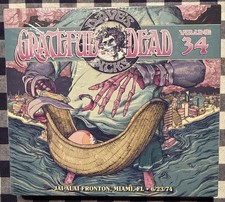Grateful Dead Dave's Picks 34 2020 Bonus Disc CD Miami 6/23/74 4-CD Read Descrip