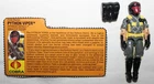 1989 G.I. JOE PYTHON VIPER v.2 with File Card & Backpack
