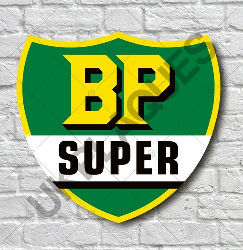 BP MOTOR WALL SIGN PLAQUE CLASSIC PETROL STATION GAS OIL VINTAGE MAN CAVE GARAGE - Picture 6 of 12