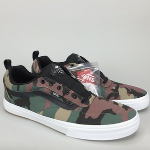 New VANS Kyle Walker Pro Skate Shoe (Camo) Black White Camoflauge