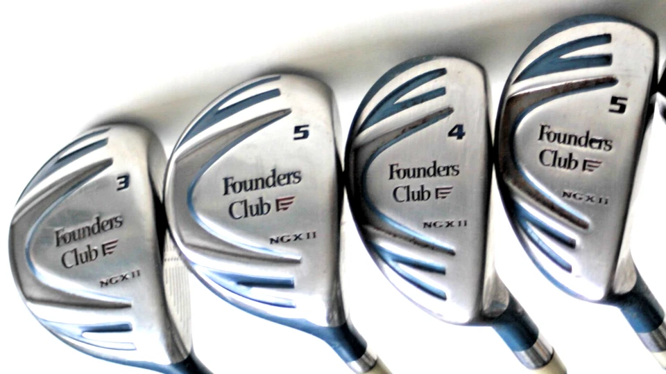 Founders Club NCX II 6-SW Irons 3 + 5 Woods 4 + 5 Hybrids Set Graphite Ladies RH - Image 4 of 4