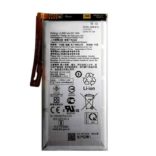Batterie 5800mAh neuve C11P1903 pour ASUS Rog Phone 3 batteries ROG3 + outils - Photo 3 sur 4