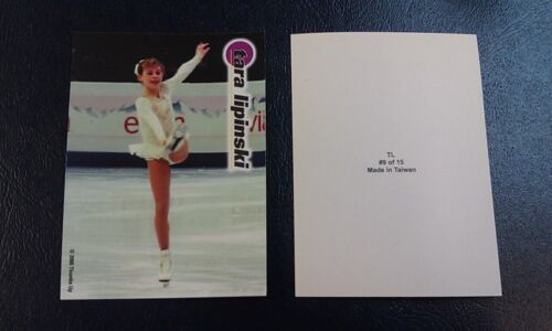 Tara Lipinski TL#9 Ice Figure Skating 2000 Thumbs Up Sticker Taiwan RARE WOW - Imagen 1 de 1