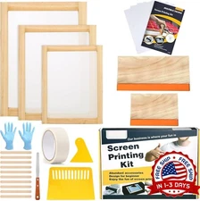 Kit de Serigrafía y Exposicion Marcos de Transparente para Impresion en Pantalla