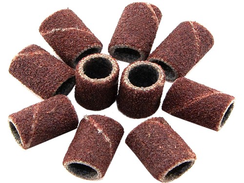 Manguitos de lijado tapas de lijado cintas de lijado soporte de tapa de fresa fino medio grueso - Imagen 9 de 14