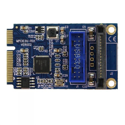 Mini Pci-E To USB3.0 Adapter Card Mini Pcie To 19Pin 20Pin Usb 3.0 Expansion - Picture 2 of 6