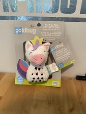 On The Goldbug Flip-A-Pal Unicon  Fox Activity Toy 2 Sides of Fun For Babies