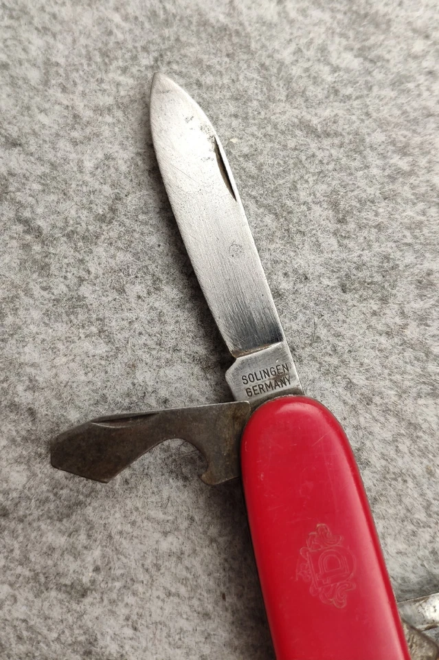 Navaja plegable de bolsillo vintage SOLINGEN Alemania Foto 4 de 4