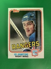 1981-82 Topps Ed Johnstone New York Rangers #E 99
