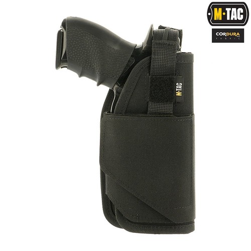 Universal Tactical Holster Elite Right Hand Military Cordura MOLLE M-Tac Black - Picture 2 of 9