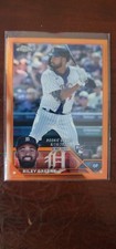 2023 Topps Chrome Update Riley Greene Orange Refractor 02/25 USC128