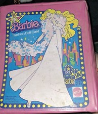 Superstar Barbie Doll Case Vintage Pink
