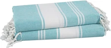 LANE LINEN Beach Towel 2 Pack, Oversized Beach Towel 39"X71", Lightweight Beach
