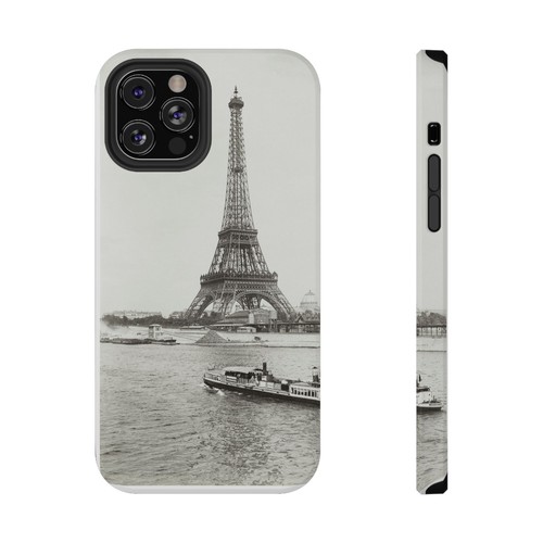 Parisian Eiffel Tower Vintage Photo - Tough Phone Case - Paris Mobile Cover - 第 128/151 張圖片