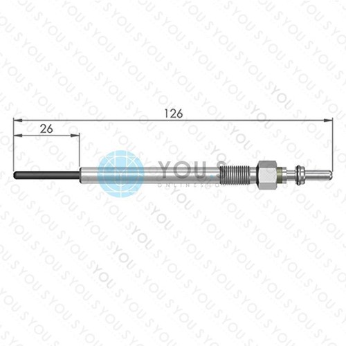 6 X You.S Original Glow Plugs for Land Rover Range Rover Velar (Ly ) 3.0 D - New - Picture 2 of 2