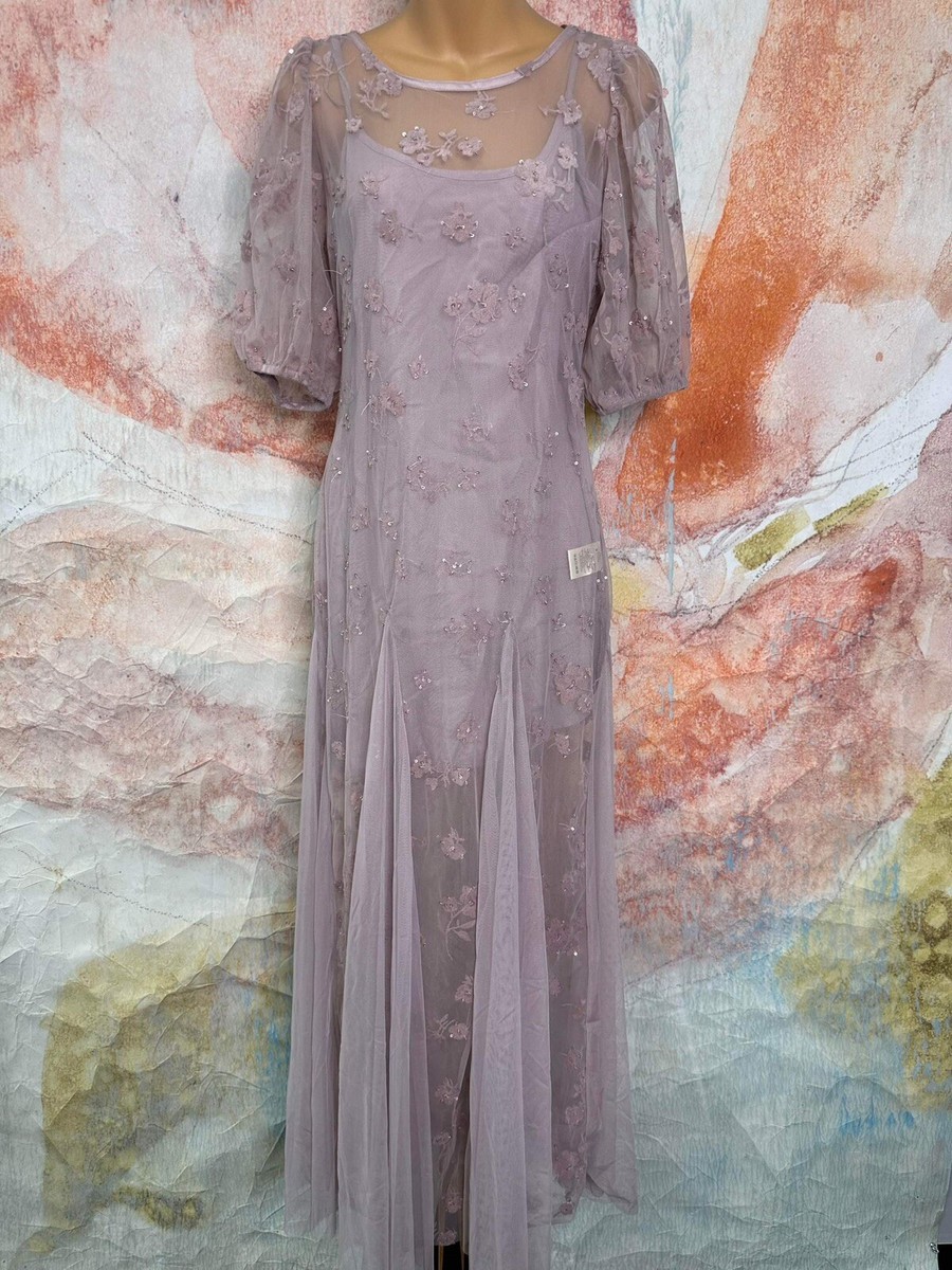 Viola Midi Dress by Free People in Purple, Size: S
