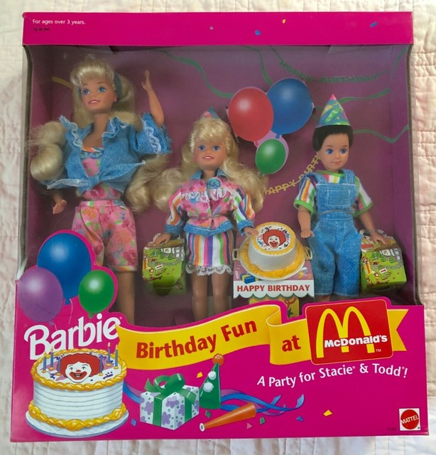 barbie birthday fun at mcdonalds