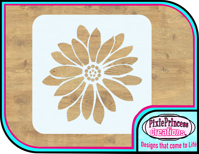 Pochoir Réutilisable Fleur Pissenlit Mylar 190 – Pour Aérographe, Peinture Murale, Décoration, Neuf