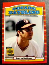 Brooks Robinson Baltimore Orioles 2001 UpperDeck Decade #125 Great Baseball Card