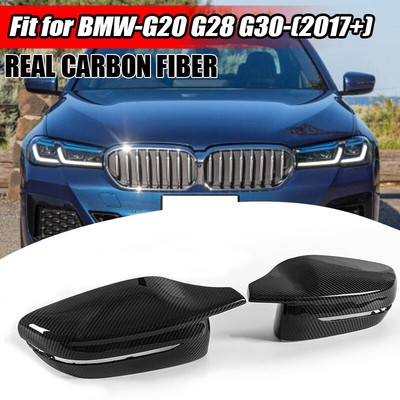 Real Carbon Fiber G8X Style Side Mirror Cover Cap For BMW G20 G28 G22