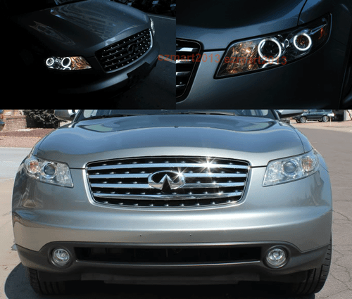 LED halo ring for INFINITI FX35 FX45 03-08 Headlight angel eyes lamp Demon DRL - Bild 2 von 15