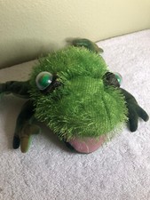 Frog puppet with bulging eyes Plush Stuffed Animal