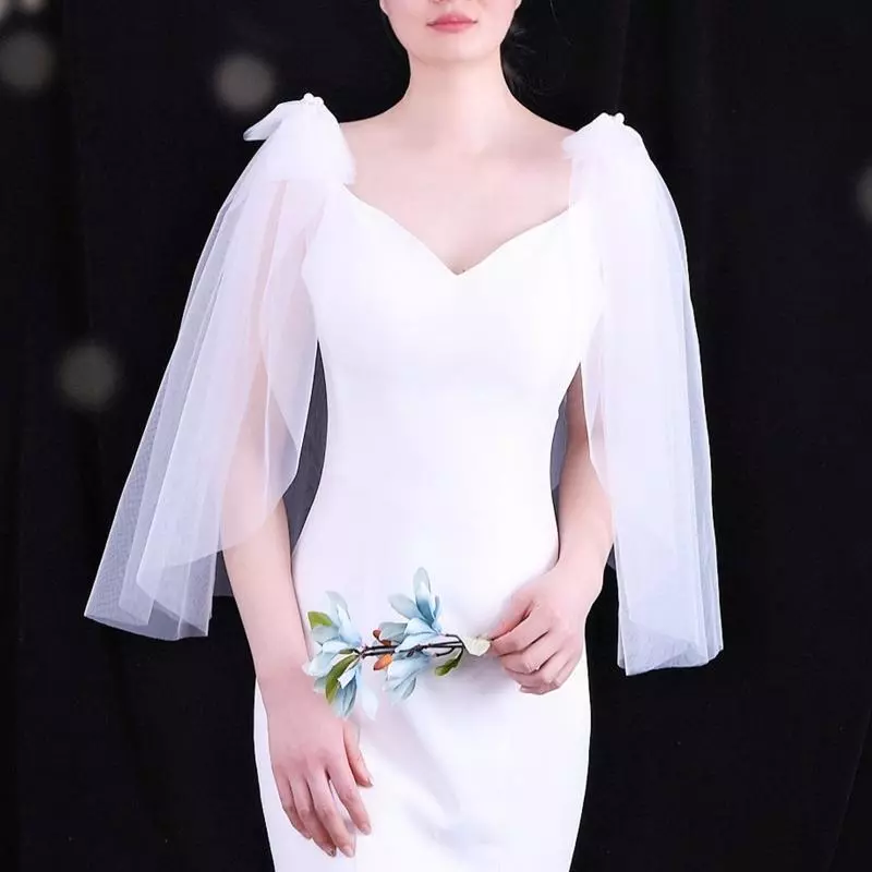 Long sleeve top shawls for dresses