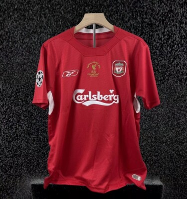 Liverpool 2005-2006 UEFA Champions League Home Jersey - Gerrard #8