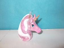 Pink Unicorn Head Ornament